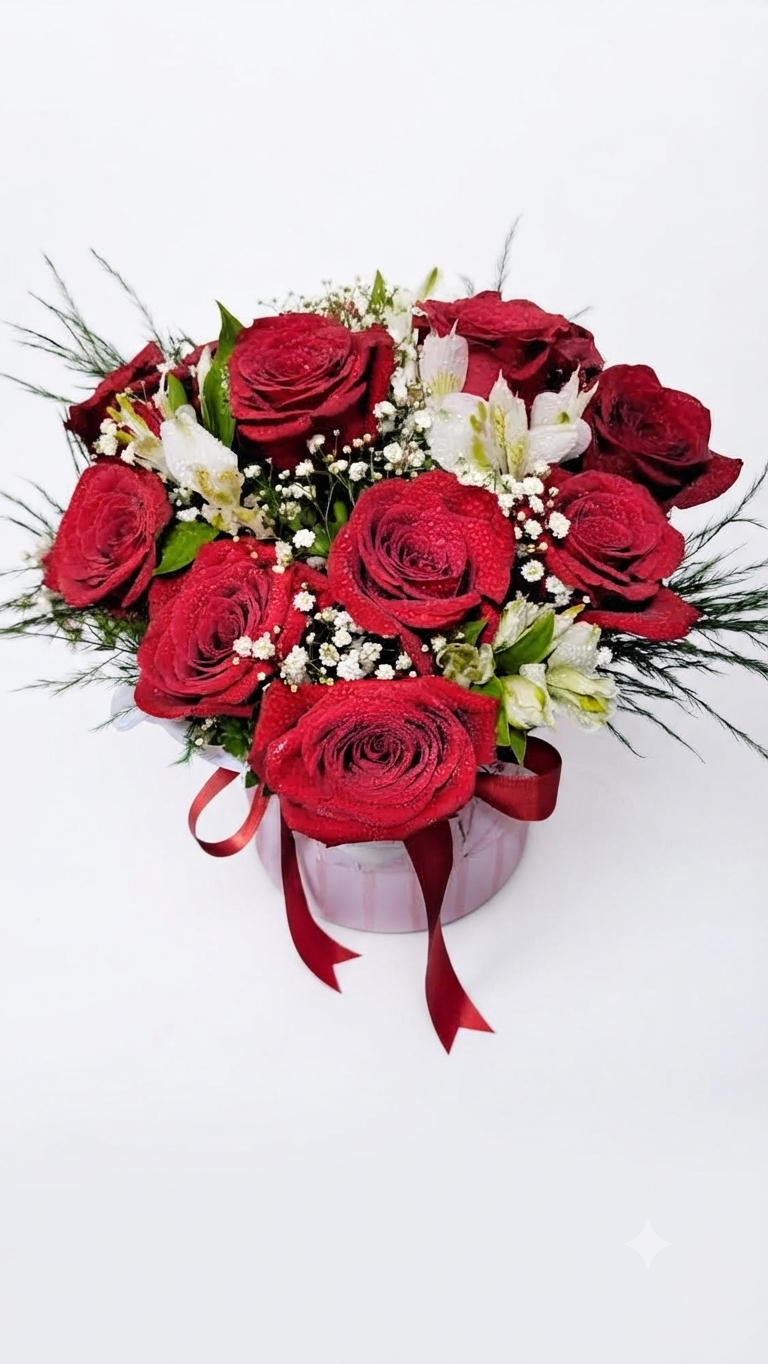 Flower Box de Rosas Romance