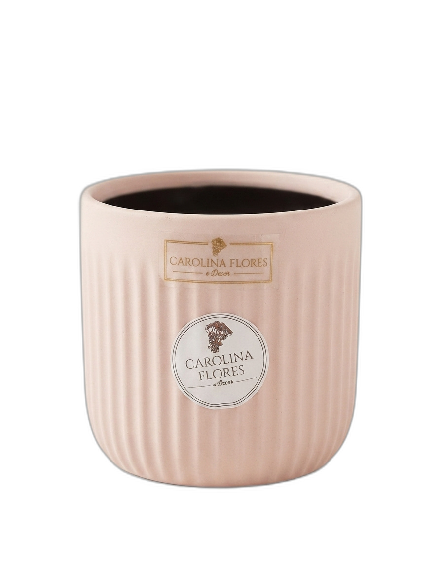 Vaso de Cerâmica Rosa