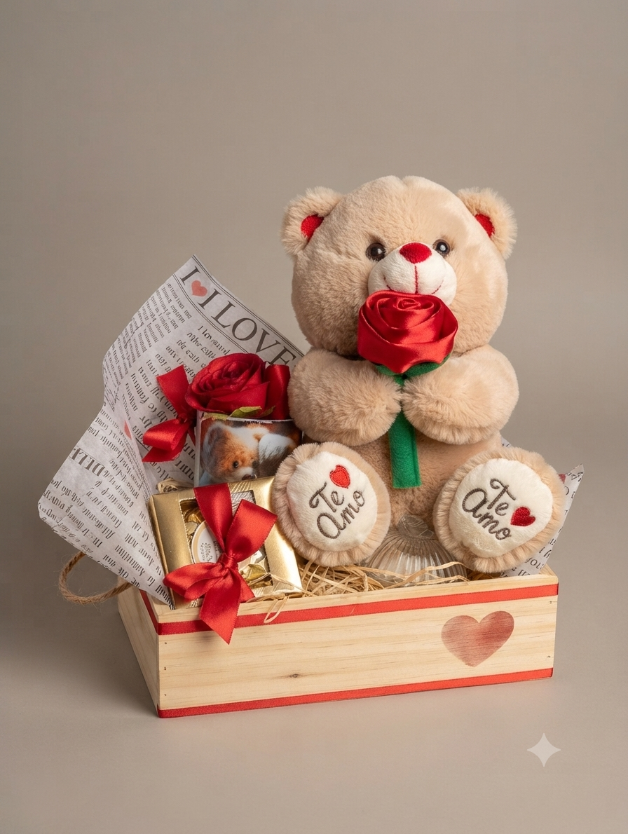 Cesta Amor & Chocolate